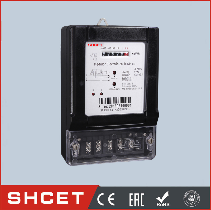 CET-D238-C(LCD) Single Phase Round Socket Type Static Watt Hour Meter kwh watt hour meter