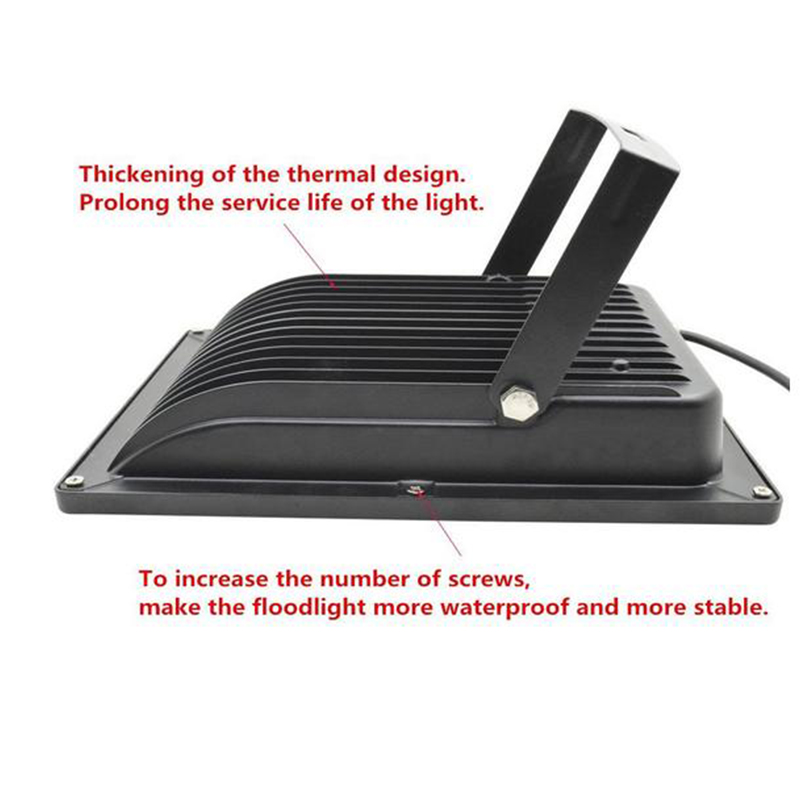 Led Flood Light 10W 20W 30W 50W Outdoor Lamp Security IP65 Waterproof 220V Floodlight Spotlight LED RGB Lamp Garden Light