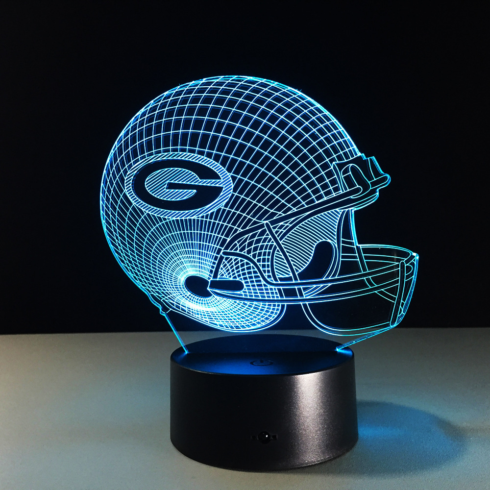 China Manufactory acrylic 3d led visual night light with factory price