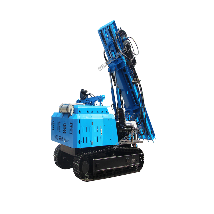 hydraulic crawler highway guardrail pile driver agent