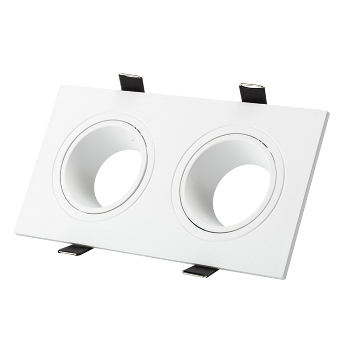 Deep recessed design one double triple MR16 GU10 cover one  led downlight dimmable led spot light