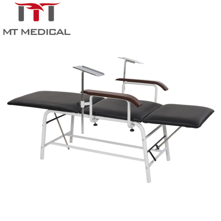 Good price epoxy powder coated steel medical equipment Blood donor chair with fixed height