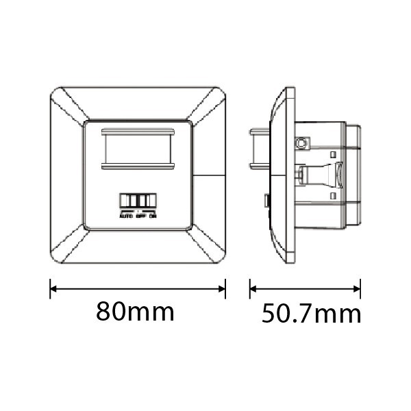 ON/OFF/Auto Switch,180 degree Wall Mount PIR Motion Sensor switch(PS-SS2200)