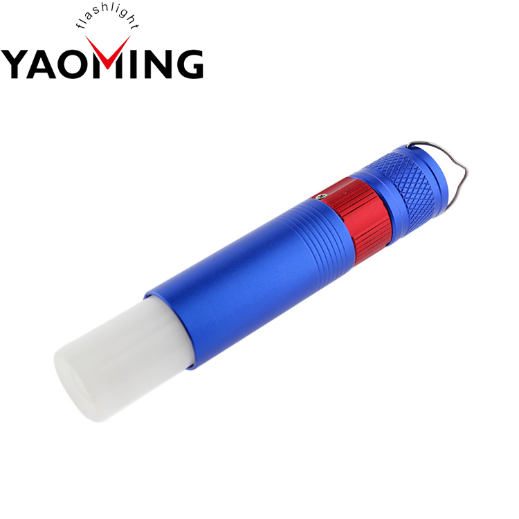 Magnet Base Mini Flashlight Lipstick Design Camping Light LED Torch