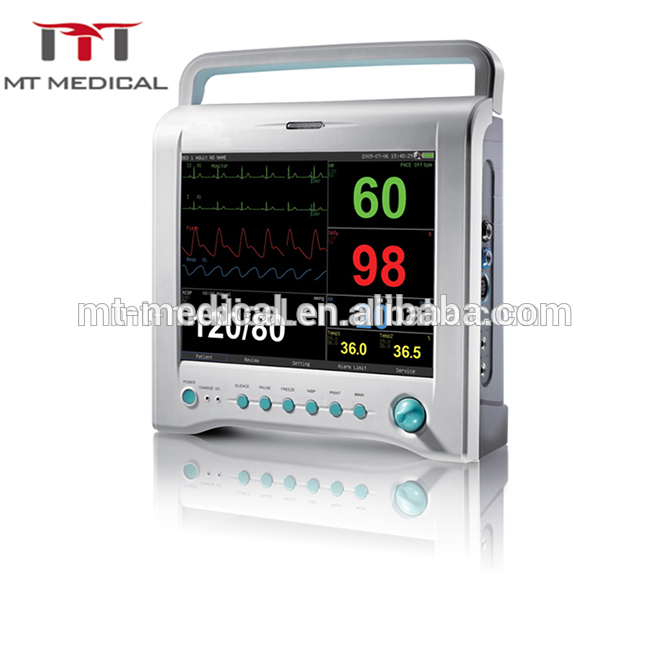 Physiological Patient Monitor 12.1 inch touch screen monitor ECG NIBP SpO2 etc.