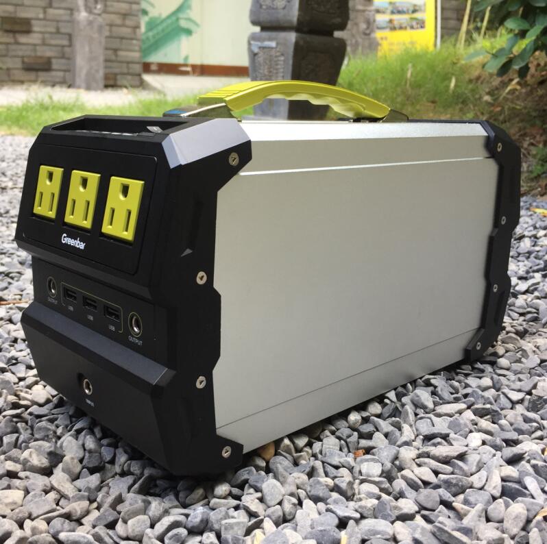 Supply portable power generator with lithium polymer battery and universal AC socket