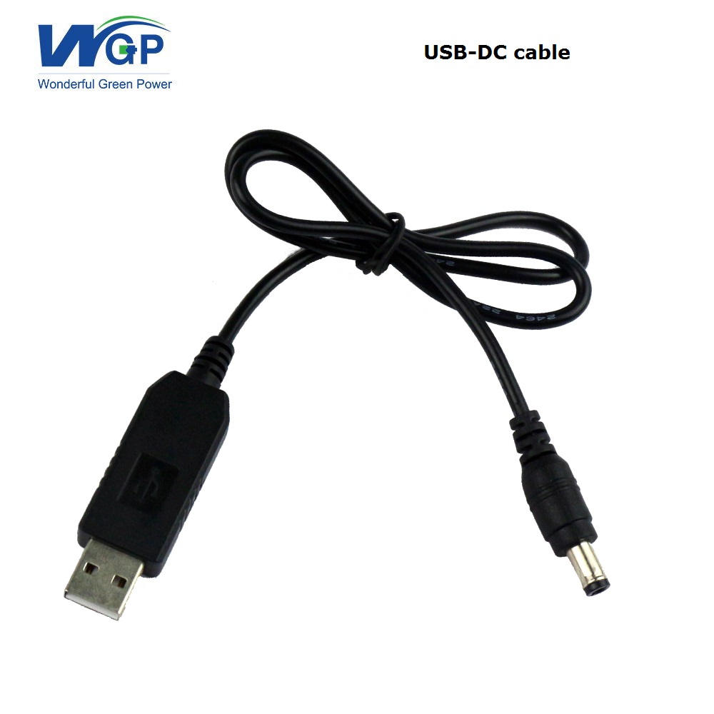 Custom logo 9V DC plug USB cable dc output charging cable for audio device