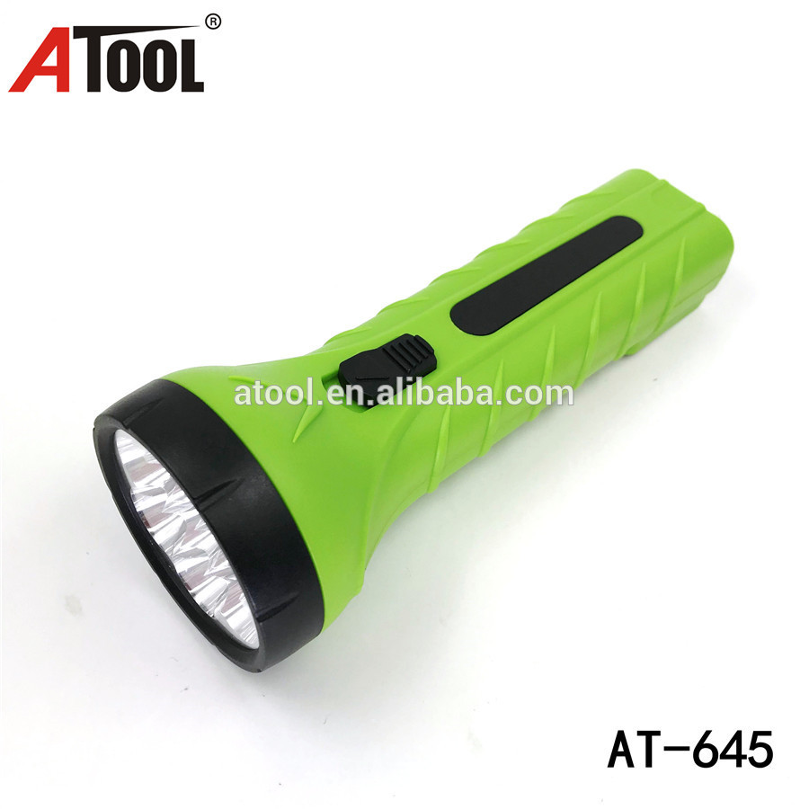 hot sale abs plastic led rechargeable flashlight torch