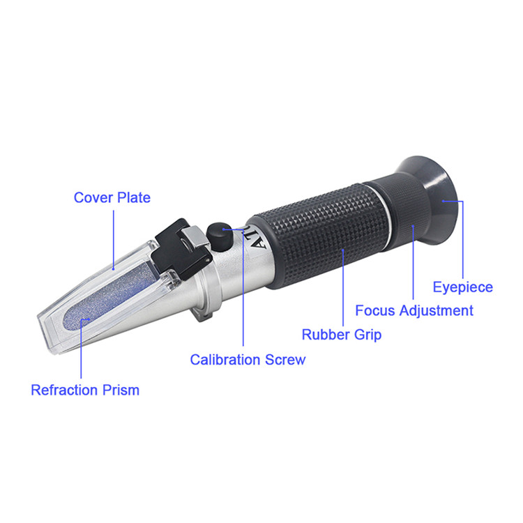 Wort SG Liquor Alcohol Intelligent 1.000-1.120 0-32% Refractometer Brix Sugar Beer ATC Refratometro Handheld Measurement