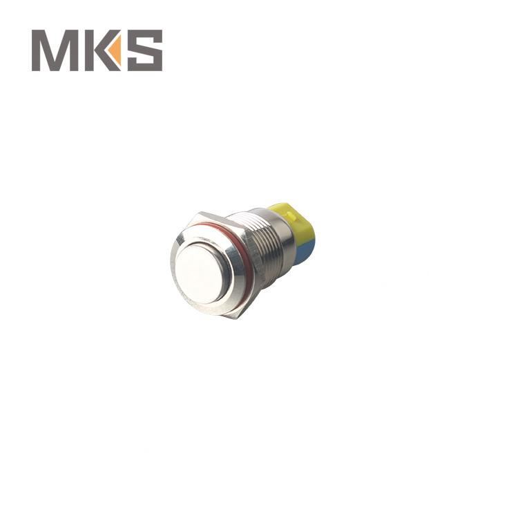 pushswitch aluminum 25mm momentary push button switch