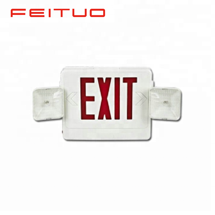 China high quality twin heads emergency exit light fittings