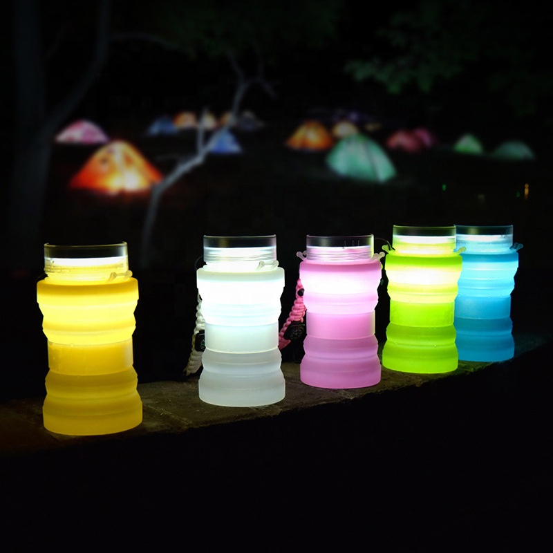 New Arrival Portable Solar Mobile Power Retractable Light For Outing