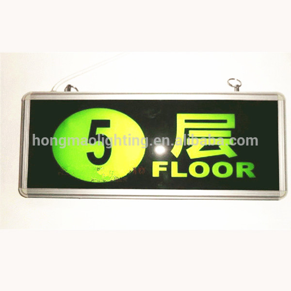hot deals 3w 2 hours 120 minutes fire emergency floor led signs