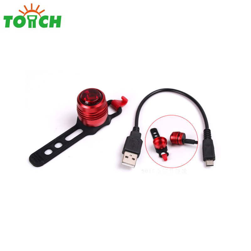 Bicycle Bike Light USB Rechargeable LED Aluminum Rear Front and Tail Bike light