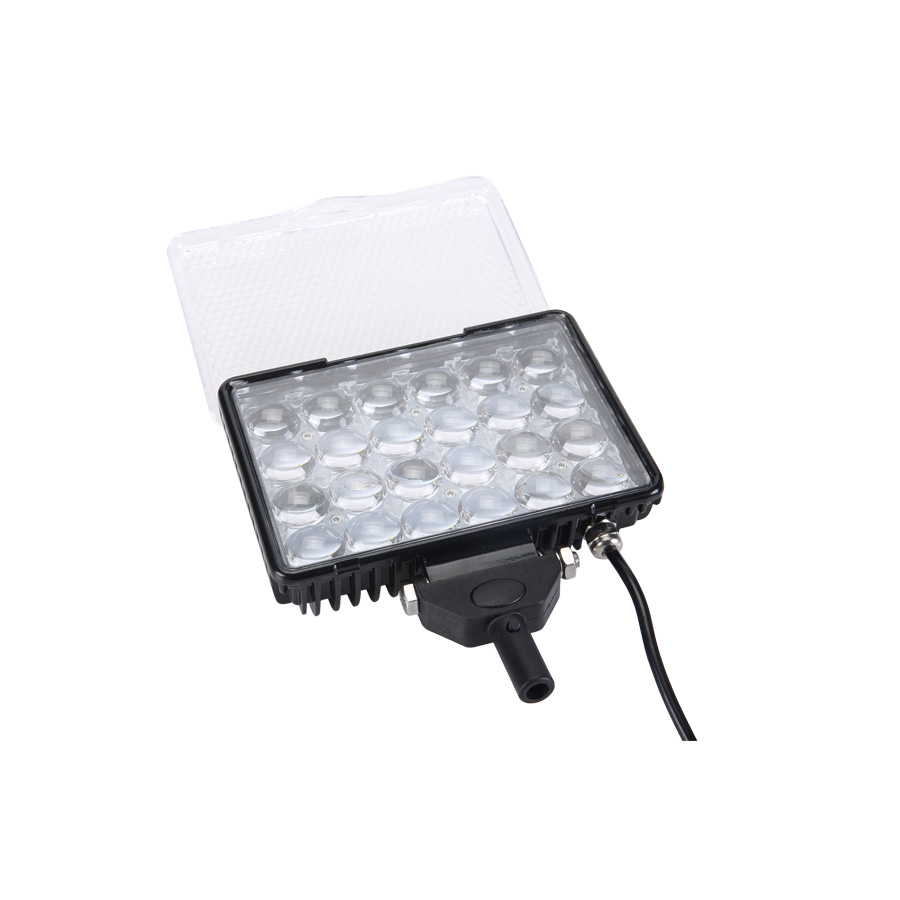 72W Portable LED Flood Light features with a small case to carry for military and emergency