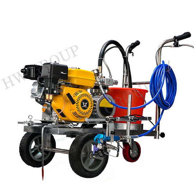Hand pushed thermoplastic road marking machine price HW-X8
