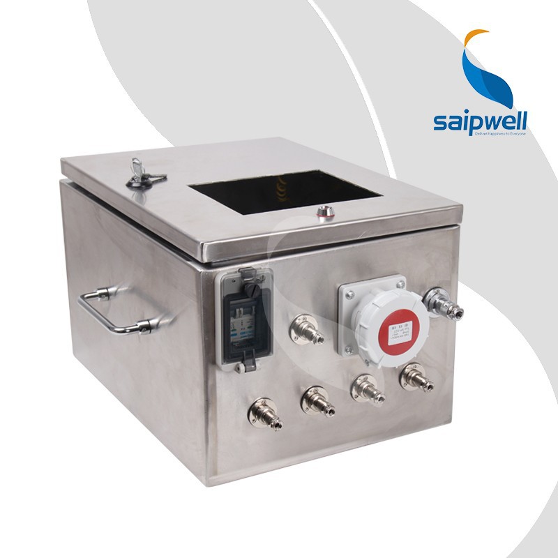 SAIP/SAIPWELL New waterproof industrial Outlet box,stainless steel outlet box