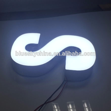 OEM acrylic resin SMD2835 led sign letter for LOGO brand display