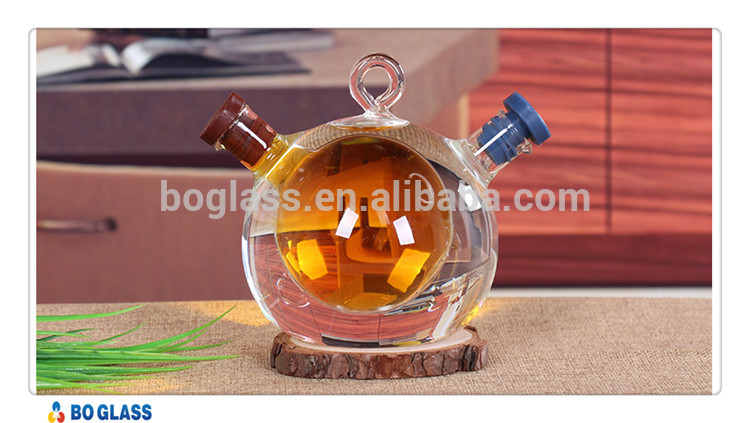 2018 fashion good quality glass cooking oil and vinegar bottle and seasoning bottle jar