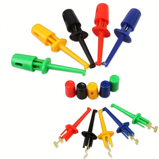 Multimeter Lead Wire Kit Test Hook Clip Grabber Test Probe SMT SMD IC D20 Cable Welding for Diy Kit