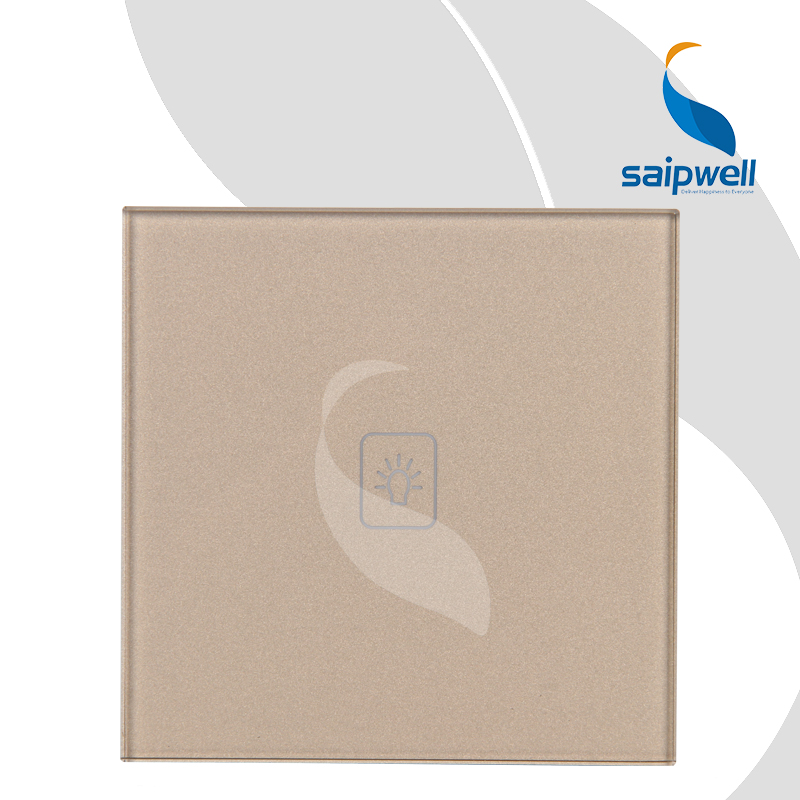 SAIPWELL Top Quality Crystal Glass Panel Touch Screen Sensor Light Switch