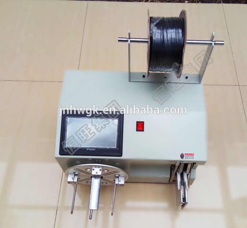 Automatic wire coil winding machine/ cable wire twist tie machine
