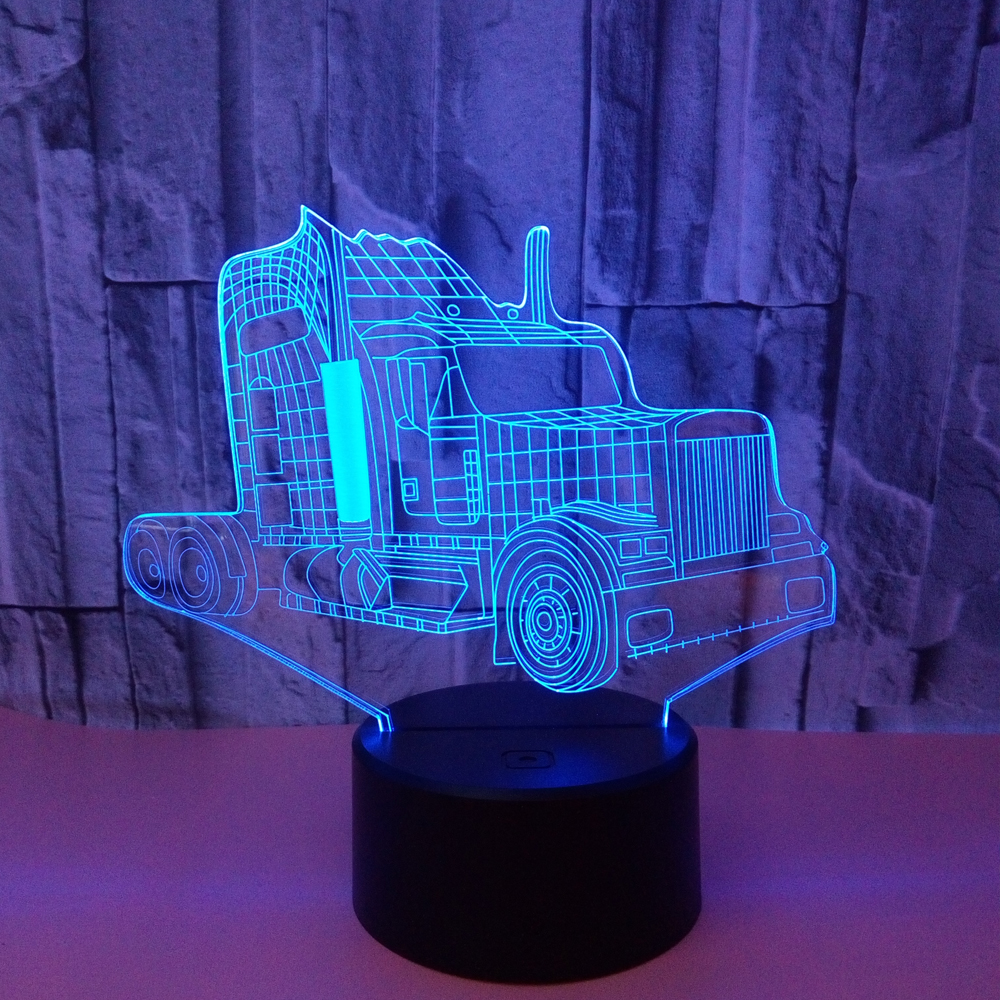 Wholesale Light Night 3D Wagon Customizable Decoration for Car Club