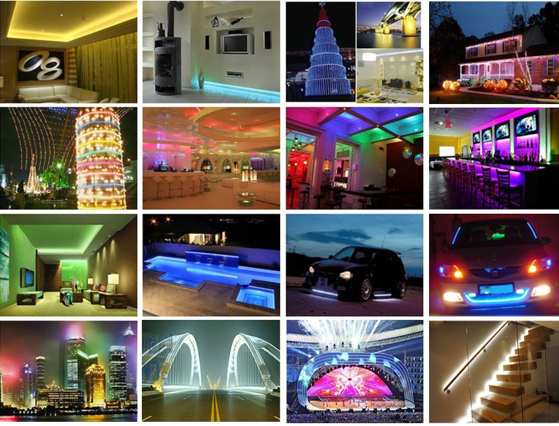 60 led/meter Flexible 5m non waterproof IP22 12V 5050 5630 3528 2835 3014 LED Strip light