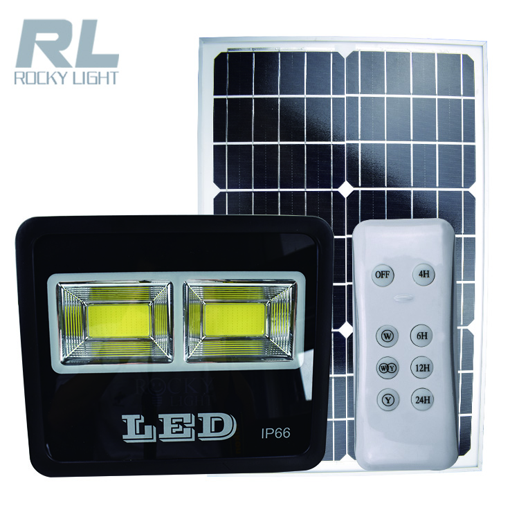 Solar floodlight