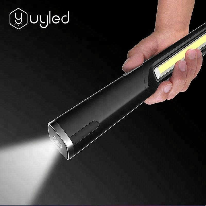 UYLED Portable IP65 Water Resistant Bi-Color Temperature Lithium Battery Powered Dimmable LED Desk Lamp with USB Charger