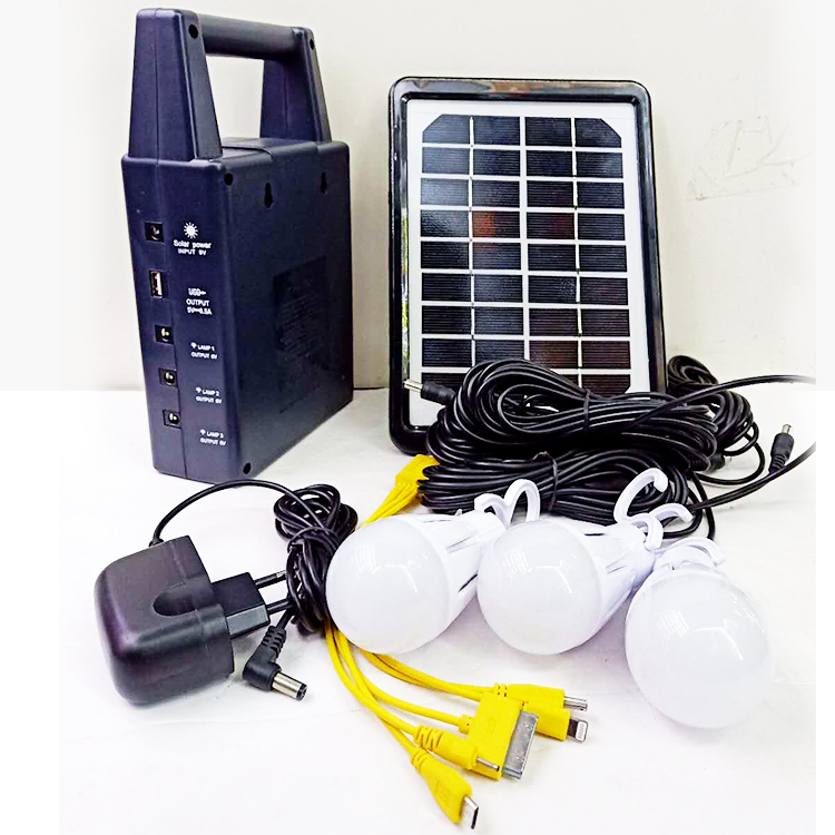 Hot sale mini project home solar lighting system for indoor