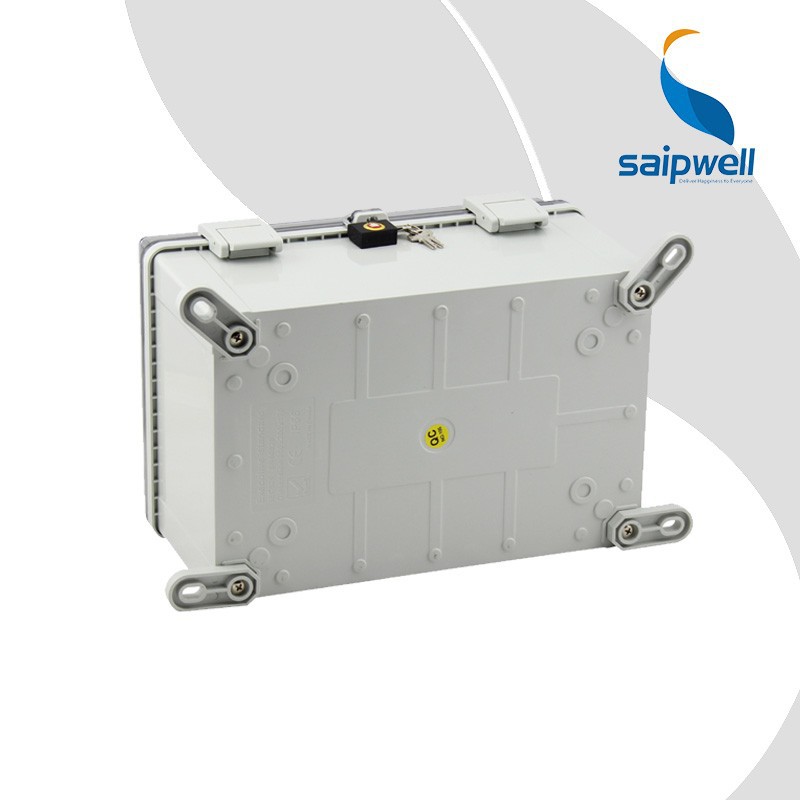 SAIPWELL 300*200*170mm High Quality IP66 Clear Cover Electric PC Waterproof Box Plastic Waterproof temperature control box