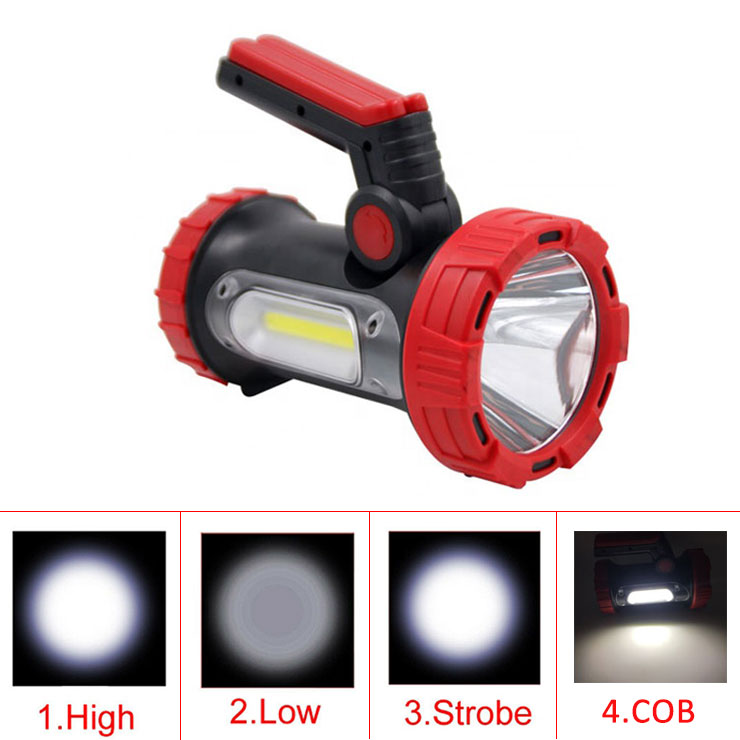 Adjustable COB LED Work Light Handheld Powerful Searchlight