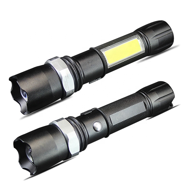 3AAA 18650 Battery Rechargeable Tactical Flashlight LED Lantern Long Range Hand Torch Light in Hot Selling