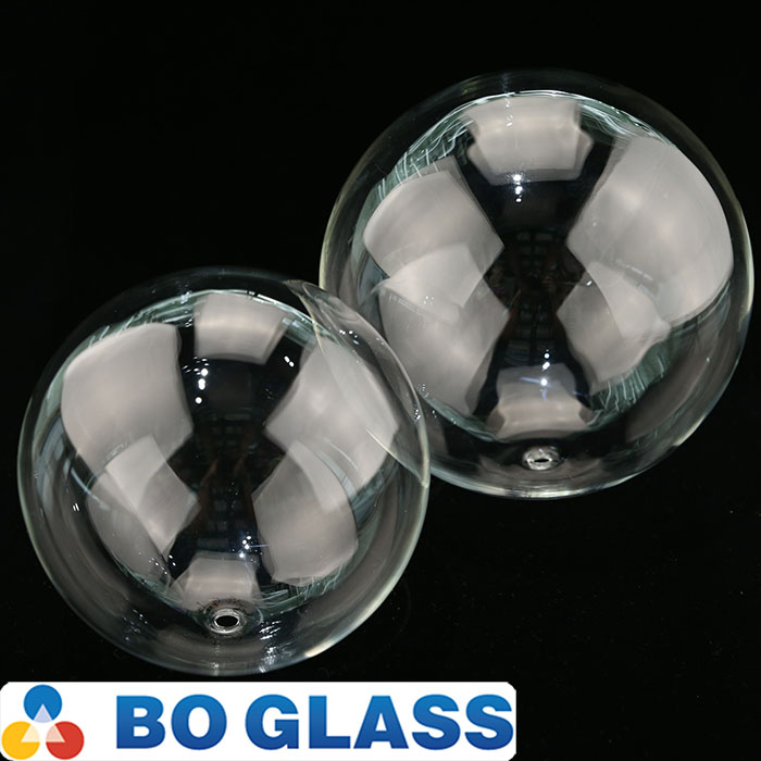 Customized Hanging Borosilicate Clear Glass Globe For Lighting