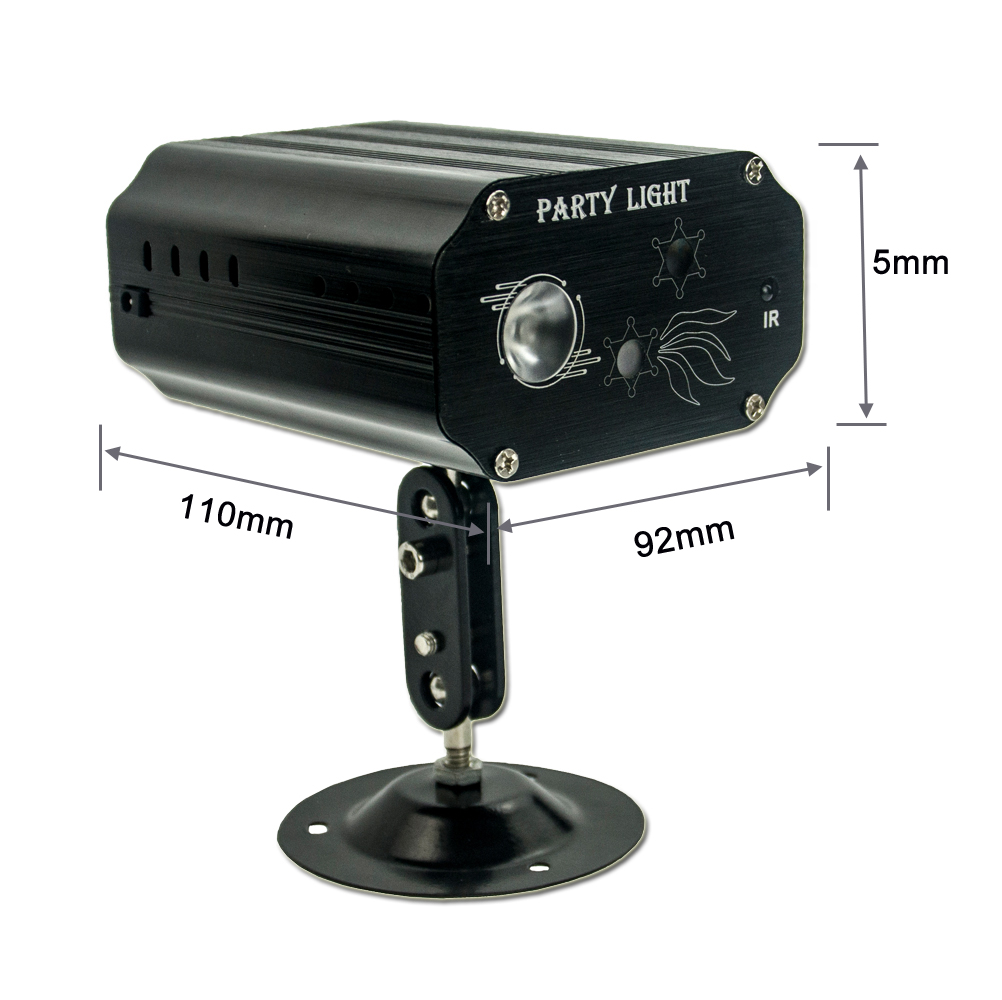 Moving head 3*1W KTV led laser light, led stage light