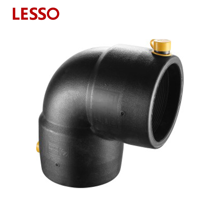 LESSO PE Electro Fusion Fittings 90 degree elbow pipe fitting 90 degree elbow