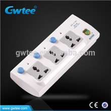 8 way multi protection overload safety electric plug socket