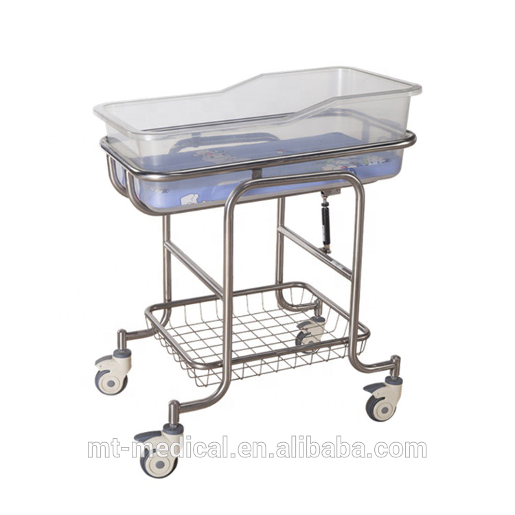 Hospital Baby crib bed trolley