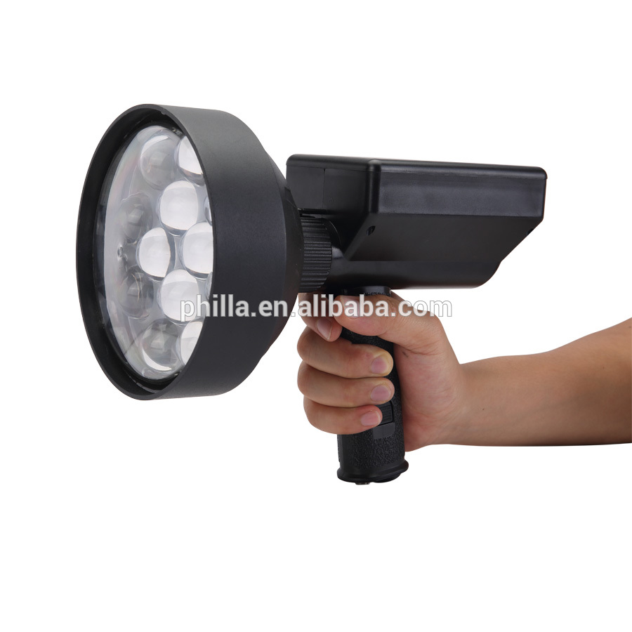 Powerful Cree 36W portable rechargeable spotlight searchlight bright outdoor lighting
