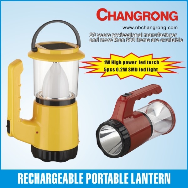 china supplier led solar camping lantern with torch low price