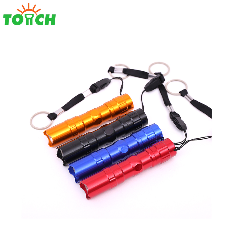 Yiwu item Mini cheap 3* AAA Battery Aluminum Led torch light Flashlight with pen clip for promotion gift