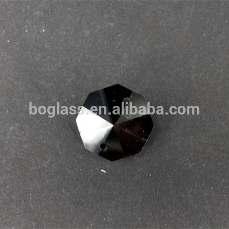 Dark Black Color Crystal Glass Beads