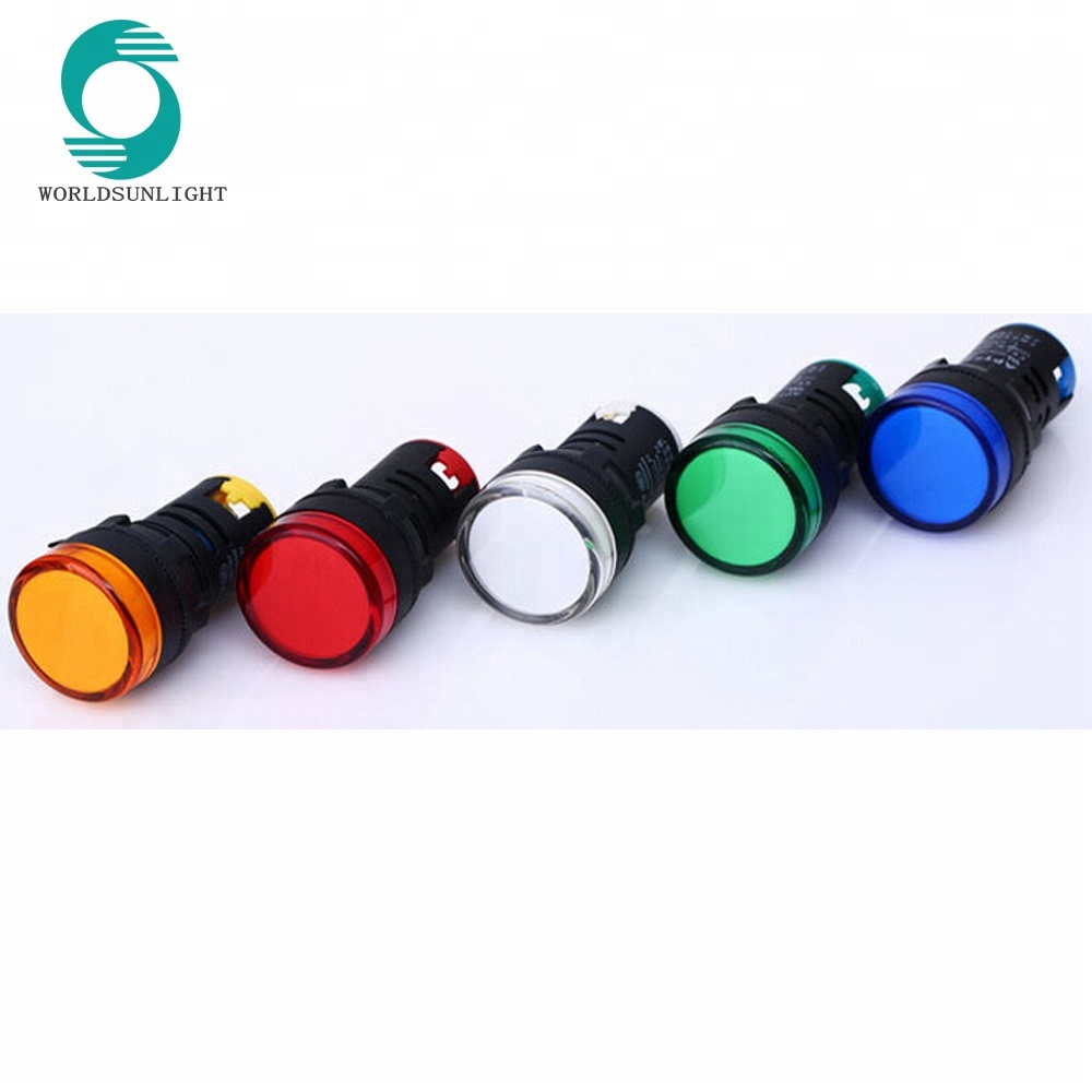 AD16-22DS dc or ac Red Green Yellow Blue White singal led pilot indicator light