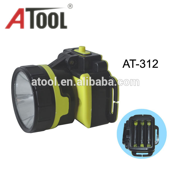 3*AA dry battery led light headlamp headlight flashlight