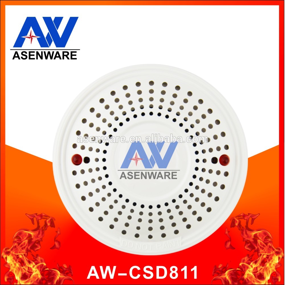 fire alarm 12V /24v smoke detector NO/NC output low price ,made in china