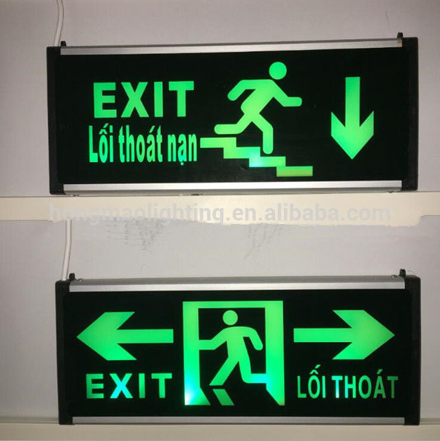 3w 1.2V or 3.6V Ni-cd Battery Aluminum Emergency 12 Floor EXIT Sign