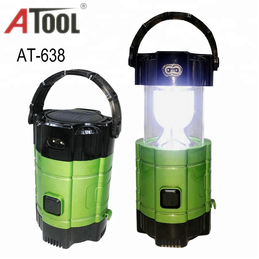 ATOOL rechargeable led flashlight solar camping lantens