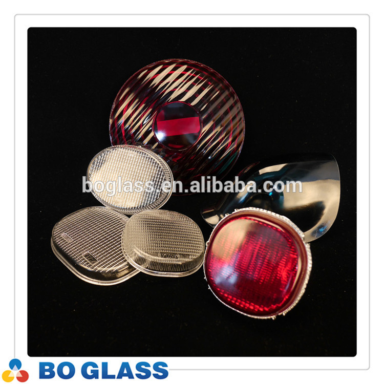 Pressed glass cover for car in high quality