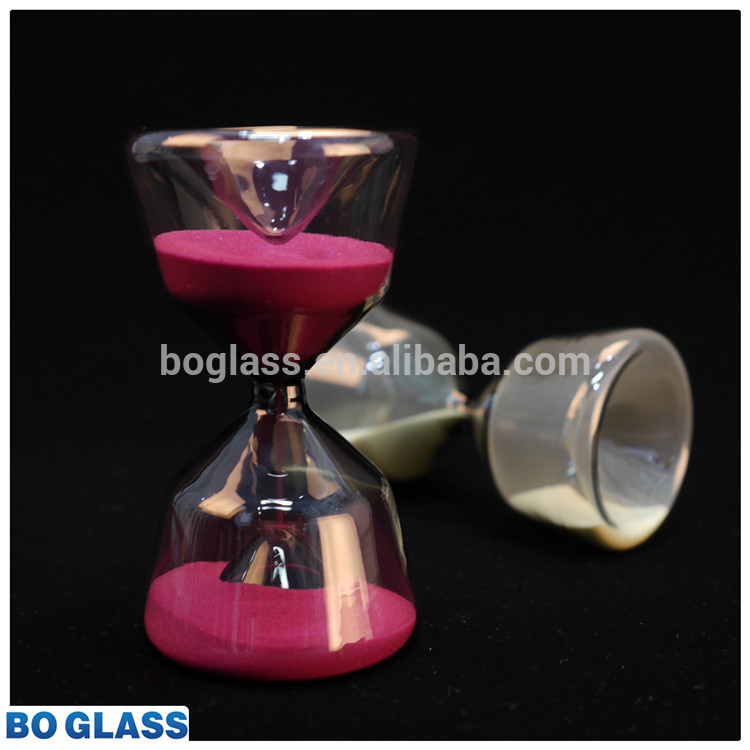 Mini Hourglass Sandglass Sand Clock Timer 5 Minutes / wholesale custom glitter sand timer